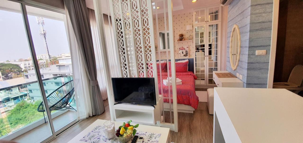 Sweet Seaview Flr6 With Toproop Pool Flr7 At The Blux Bangsaen Экстерьер фото